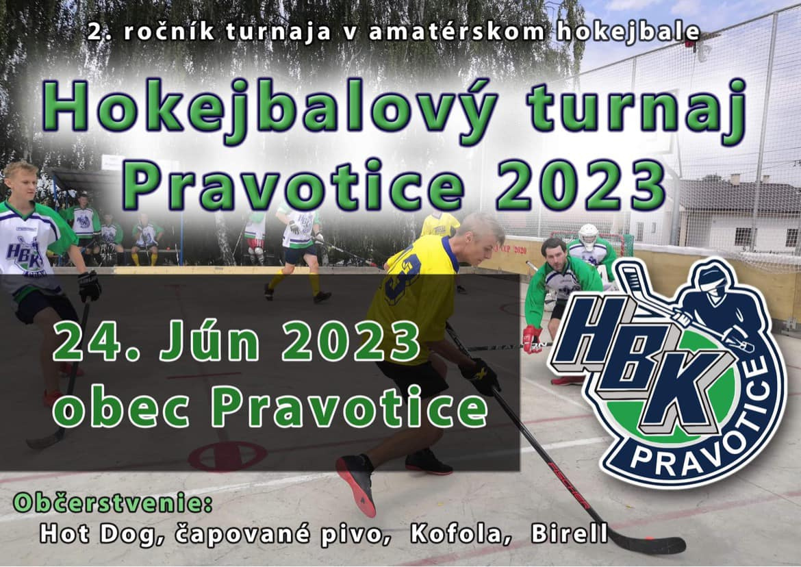 Hokejbalový turnaj Pravotice 2023